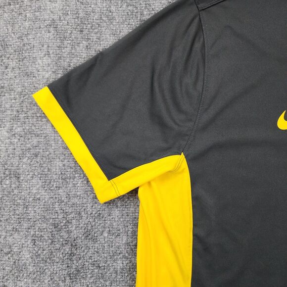 Michigan Wolverines Polo Shirt Mens XXL Nike Anthracite Classic Performance - Picture 7 of 16